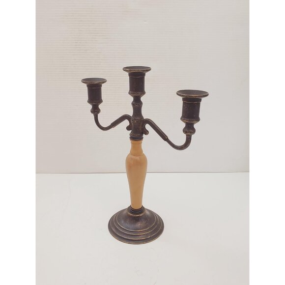 Vintage candelabra candle holders/ 3 arm candelabras/ candelabra perfect for - Picture 6 of 10